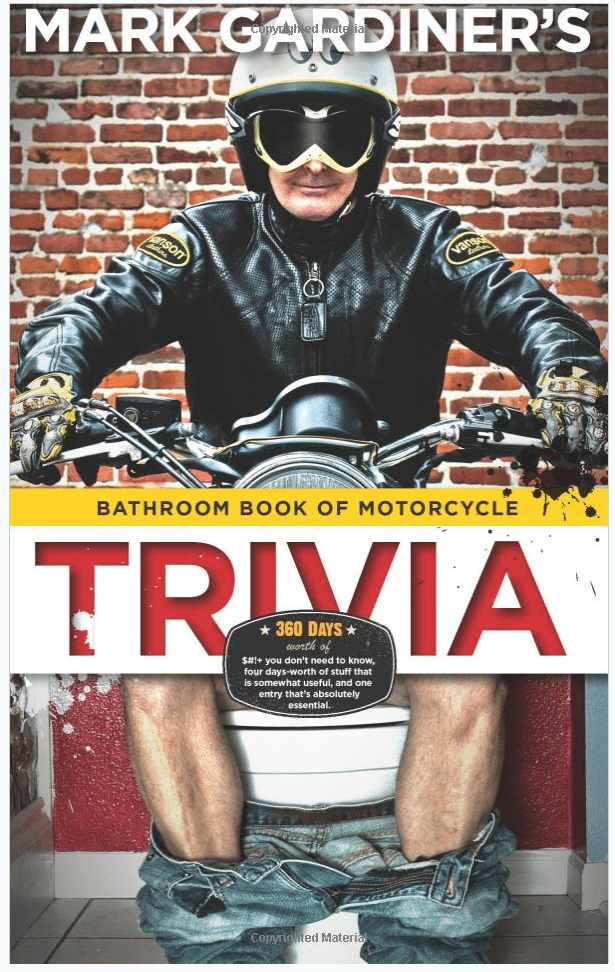 Bathroom Book of Motorcycle Trivia Gift